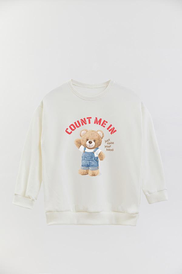 BUZO RUSTICO KIDS TEDDY COUNT ME
