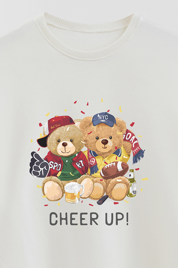 BUZO RUSTICO KIDS TEDDY CHEER UP