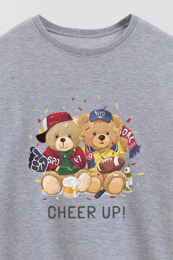 BUZO RUSTICO KIDS TEDDY CHEER UP