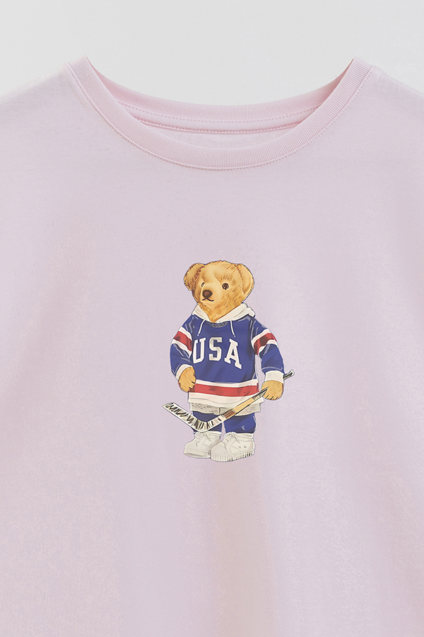 REMERA GB OVERSIZE BEAR ICE HOCKEY