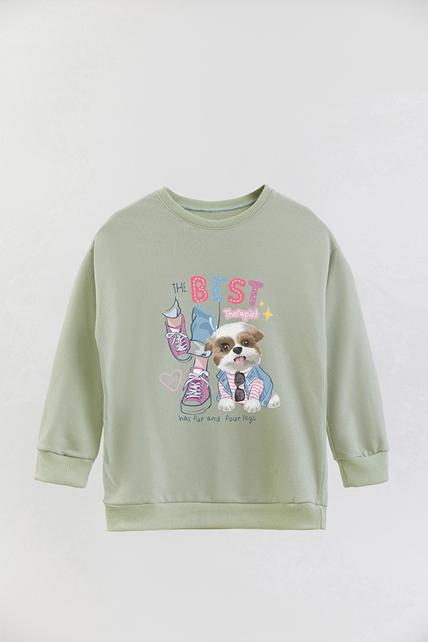 BUZO CREWNECK RUSTICO DOGGY DREAMS THERAPIST