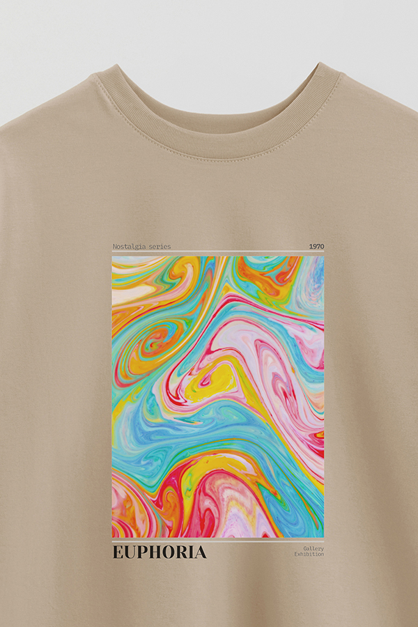 REMERA OVER ESTAMPADA GRAPHIC EUPHORIA
