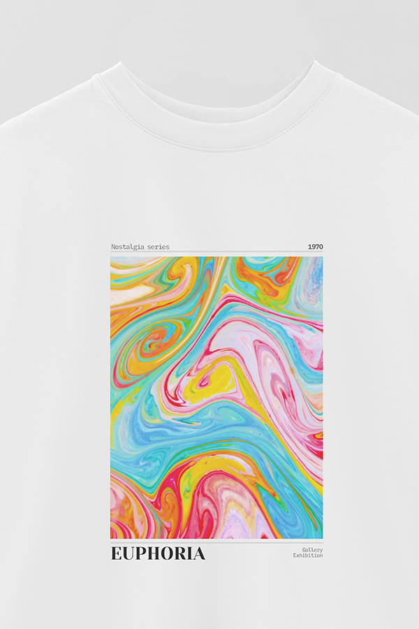 REMERA OVER ESTAMPADA GRAPHIC EUPHORIA