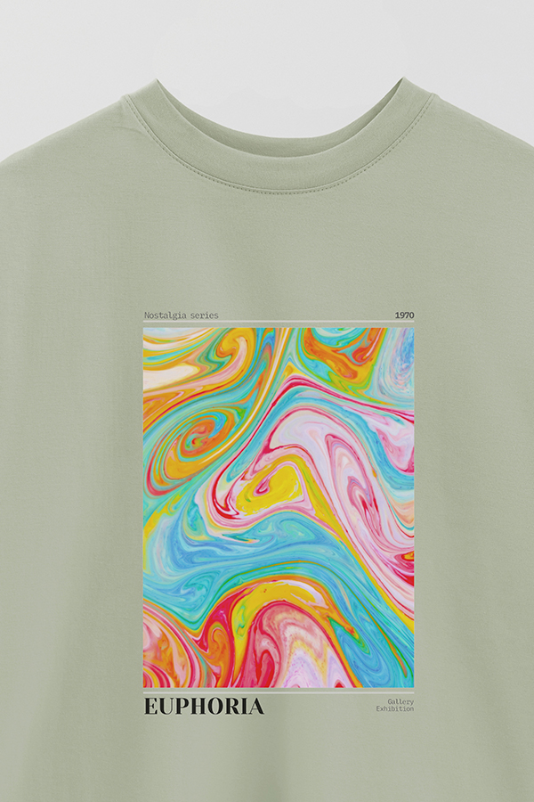 REMERA OVER ESTAMPADA GRAPHIC EUPHORIA