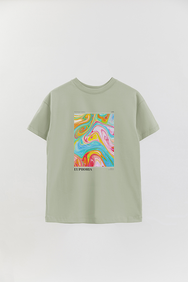 REMERA OVER ESTAMPADA GRAPHIC EUPHORIA