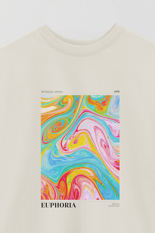 REMERA OVER ESTAMPADA GRAPHIC EUPHORIA