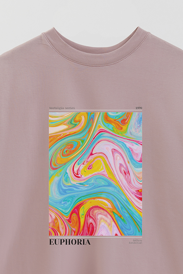 REMERA OVER ESTAMPADA GRAPHIC EUPHORIA