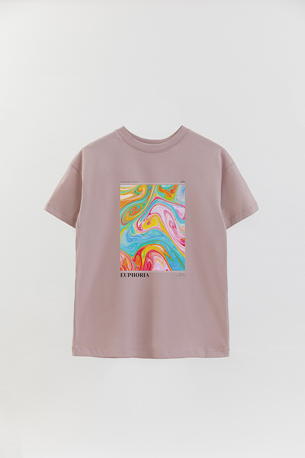 REMERA OVER ESTAMPADA GRAPHIC EUPHORIA