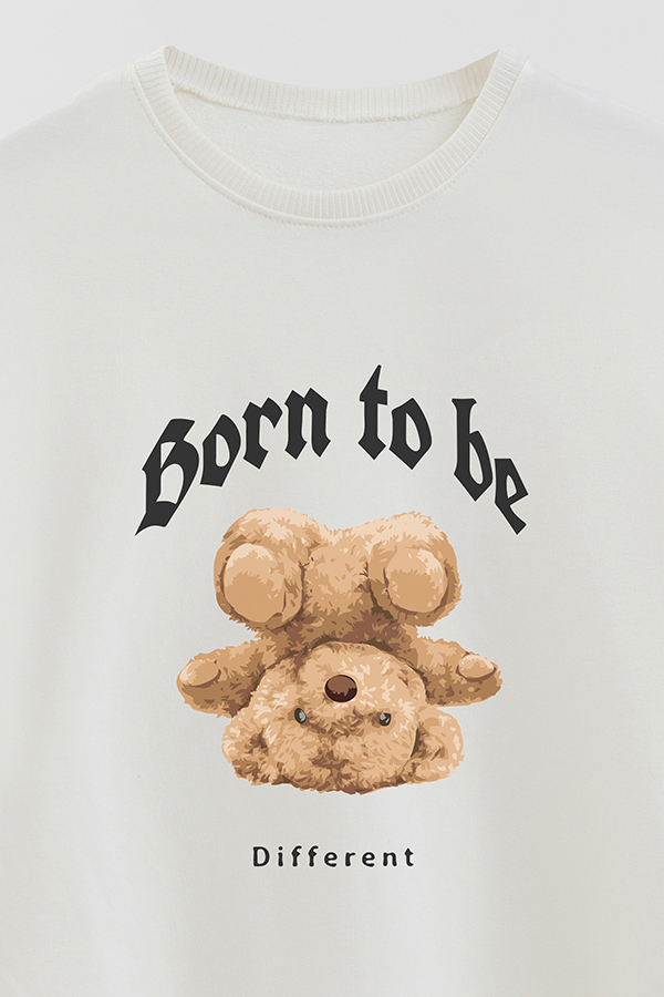 BUZO RUSTICO KIDS TEDDY BORN TO BE DIFFERENT