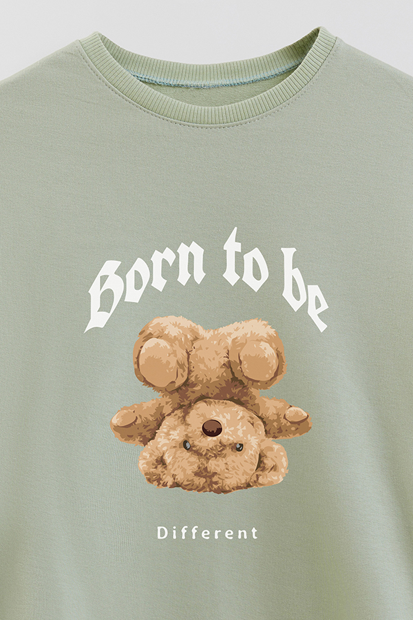 BUZO RUSTICO KIDS TEDDY BORN TO BE DIFFERENT