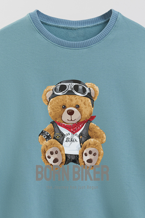 BUZO RUSTICO KIDS TEDDY BORN BIKER