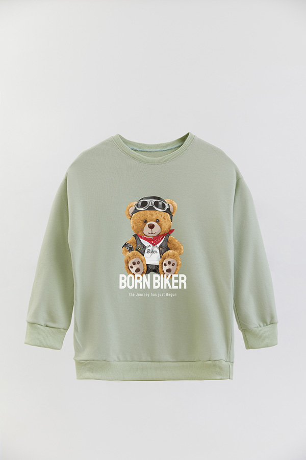 BUZO RUSTICO KIDS TEDDY BORN BIKER