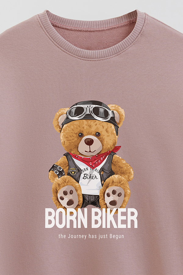 BUZO RUSTICO KIDS TEDDY BORN BIKER