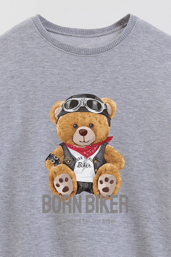 BUZO RUSTICO KIDS TEDDY BORN BIKER
