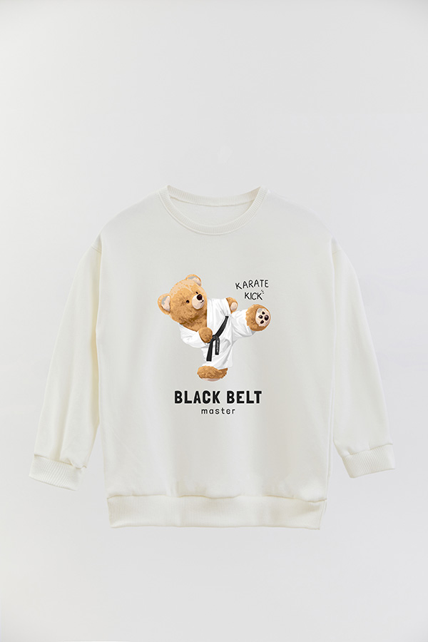 BUZO RUSTICO KIDS TEDDY BLACK BELT