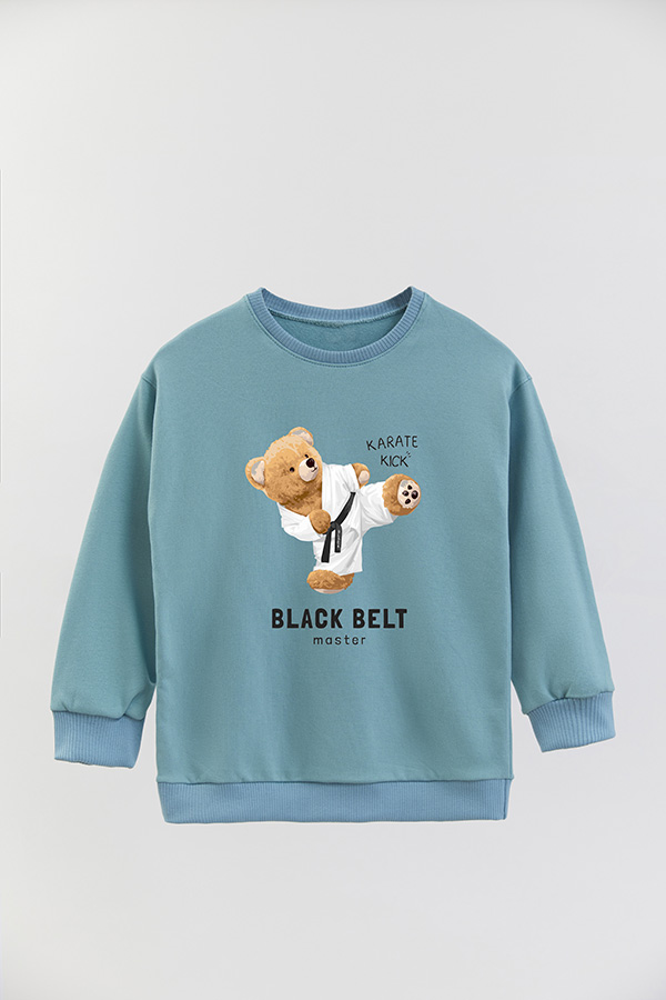 BUZO RUSTICO KIDS TEDDY BLACK BELT