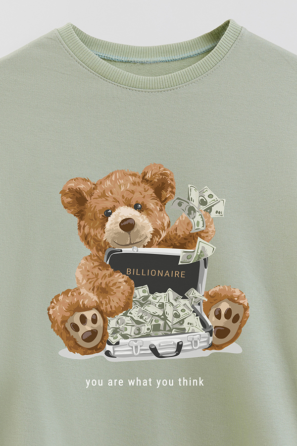 BUZO RUSTICO KIDS TEDDY BILLIONAIRE