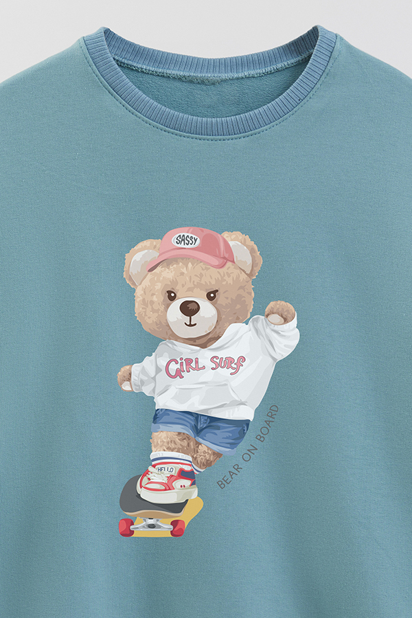 BUZO RUSTICO KIDS TEDDY BEAR ON BOARD