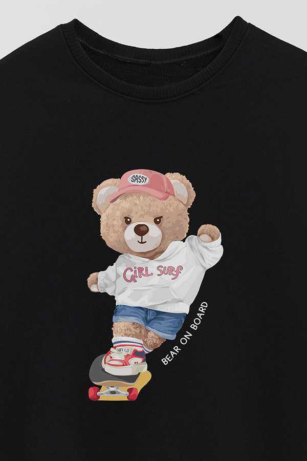 BUZO RUSTICO KIDS TEDDY BEAR ON BOARD