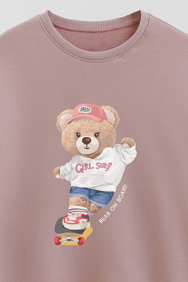 BUZO RUSTICO KIDS TEDDY BEAR ON BOARD