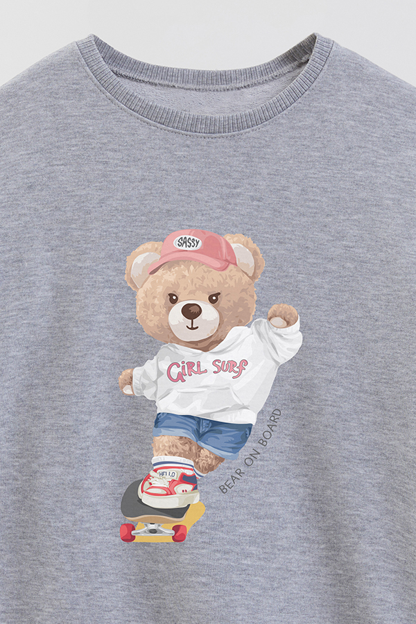 BUZO RUSTICO KIDS TEDDY BEAR ON BOARD