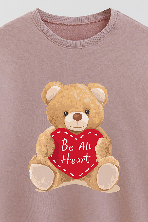BUZO RUSTICO KIDS TEDDY BE ALL HEARTS