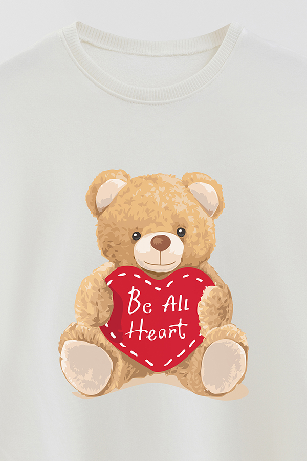BUZO RUSTICO KIDS TEDDY BE ALL HEARTS