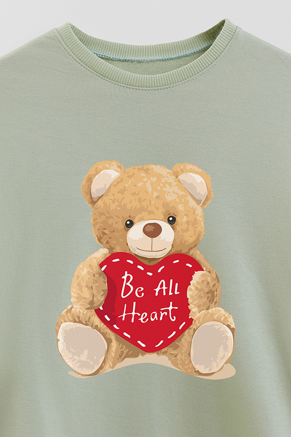 BUZO RUSTICO KIDS TEDDY BE ALL HEARTS