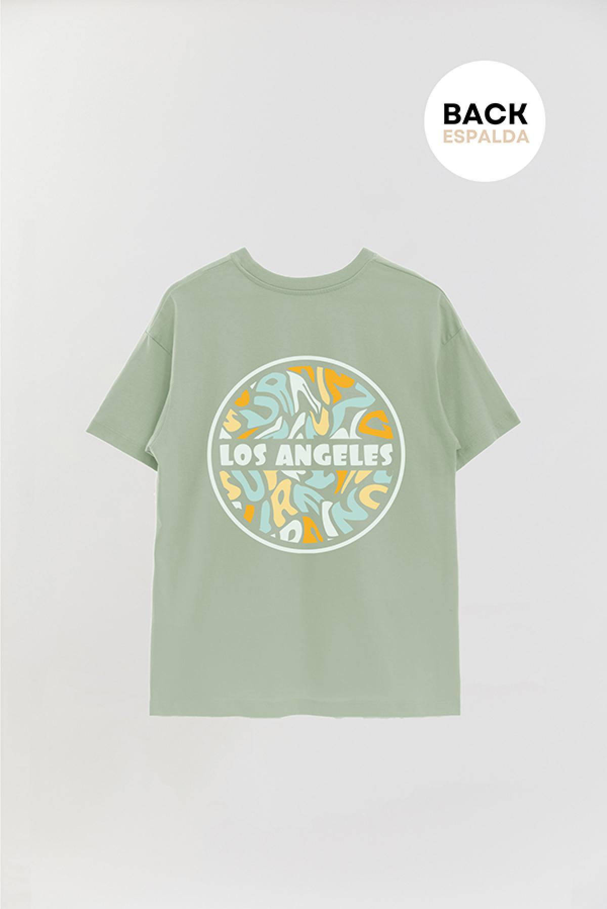 REMERA OVER ESTAMPADA SM LOS ANGELES