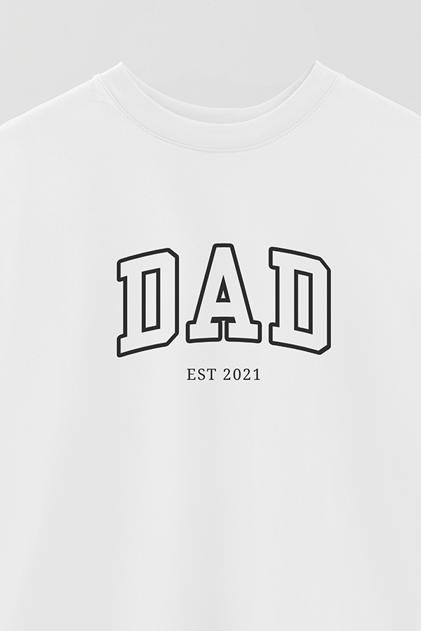 REMERA OVER ESTAMPADA DDP VARSITY DAD