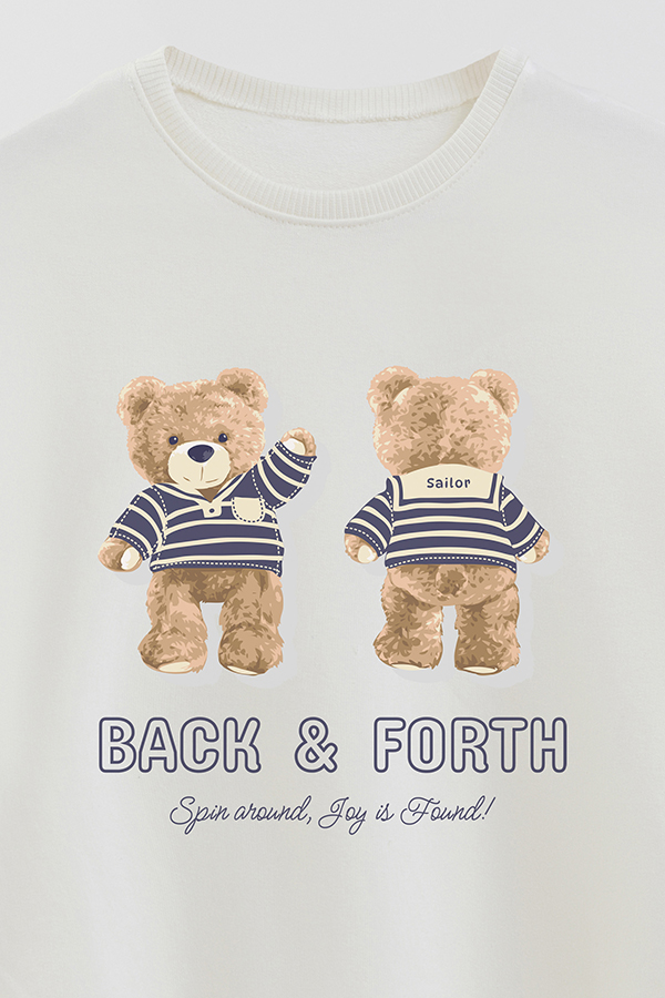 BUZO RUSTICO KIDS TEDDY BACK AND FORTH