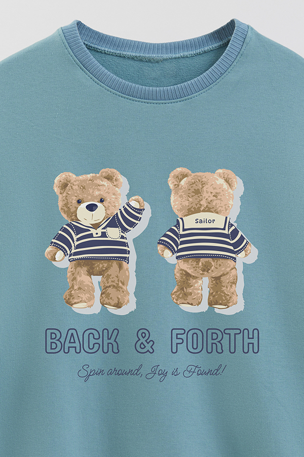 BUZO RUSTICO KIDS TEDDY BACK AND FORTH