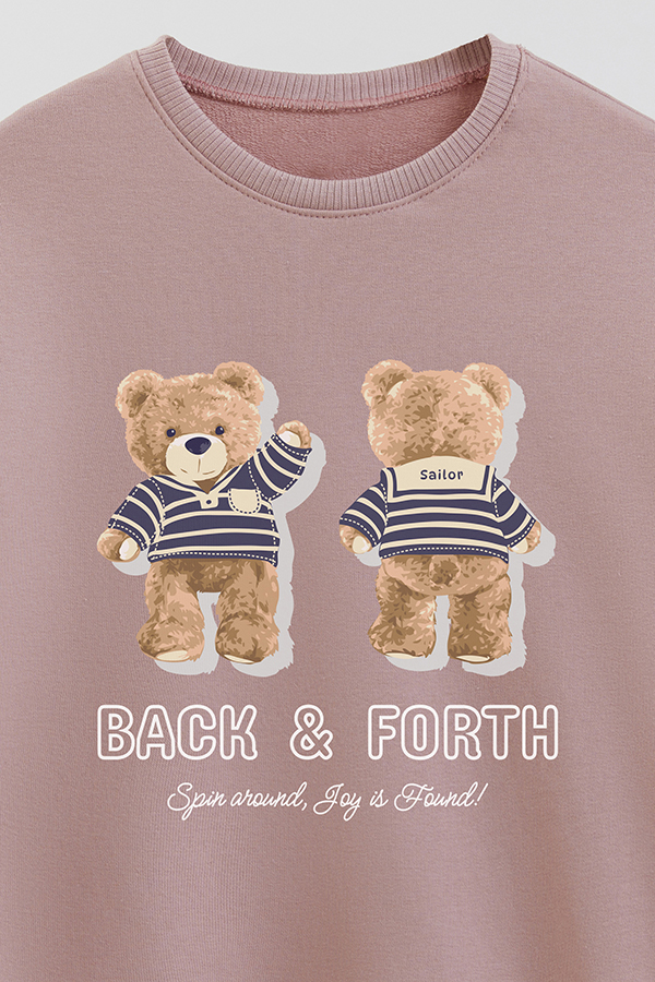 BUZO RUSTICO KIDS TEDDY BACK AND FORTH