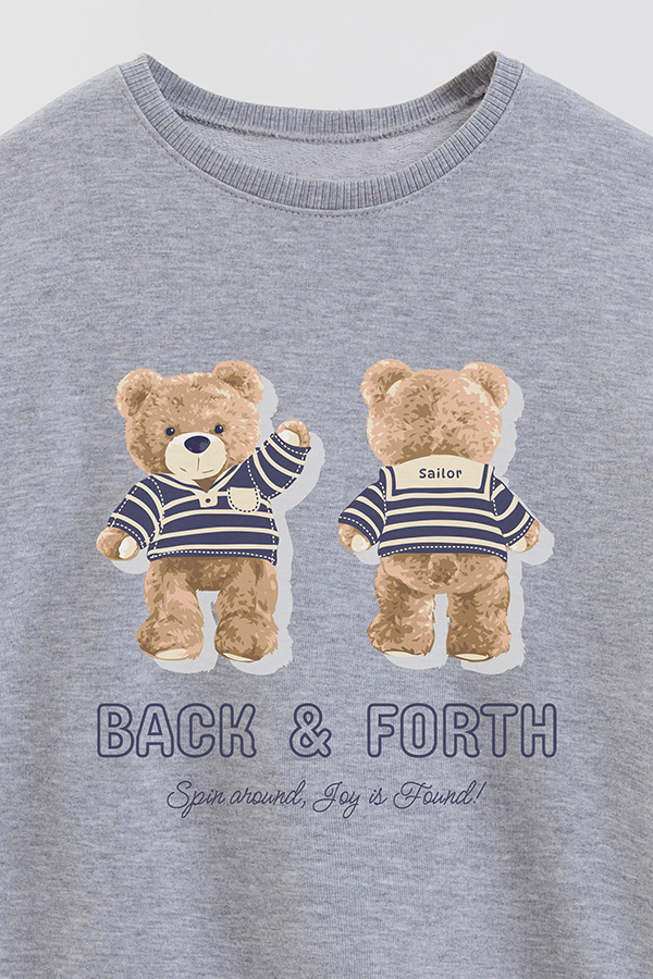 BUZO RUSTICO KIDS TEDDY BACK AND FORTH