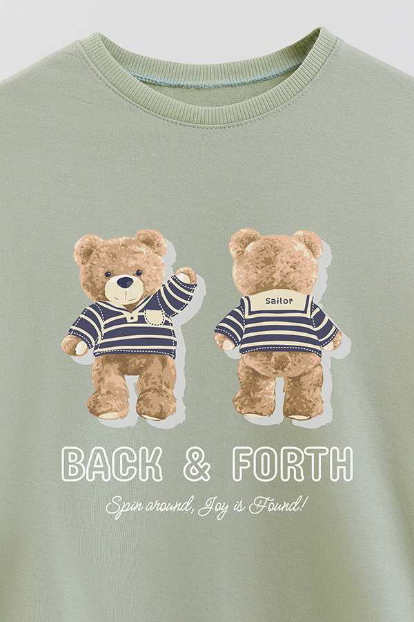 BUZO RUSTICO KIDS TEDDY BACK AND FORTH