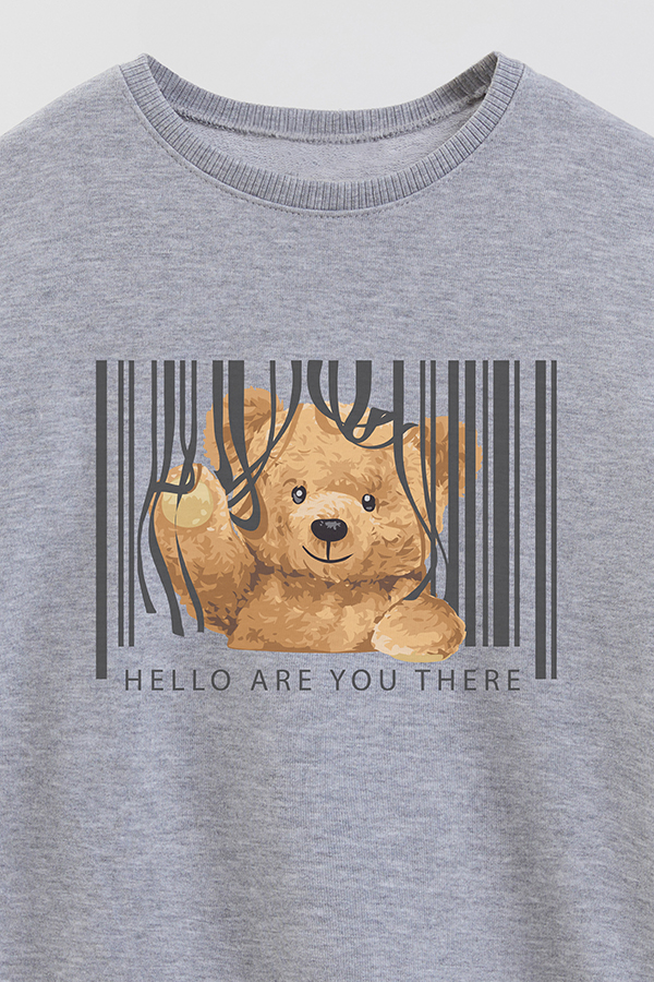 BUZO RUSTICO KIDS TEDDY BACK ARE YOU THERE