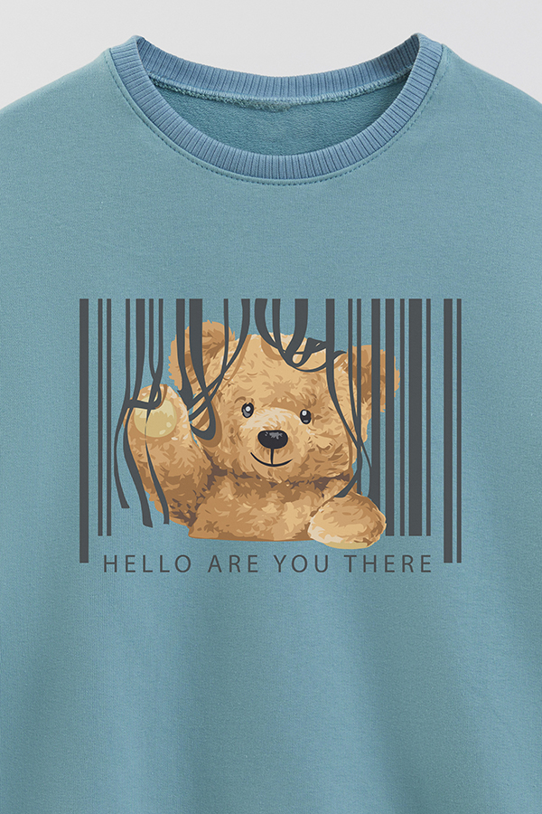 BUZO RUSTICO KIDS TEDDY BACK ARE YOU THERE