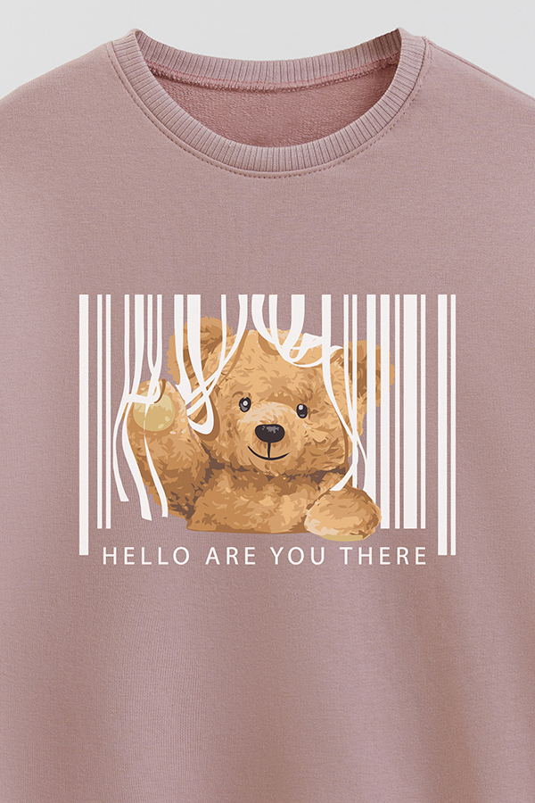 BUZO RUSTICO KIDS TEDDY BACK ARE YOU THERE