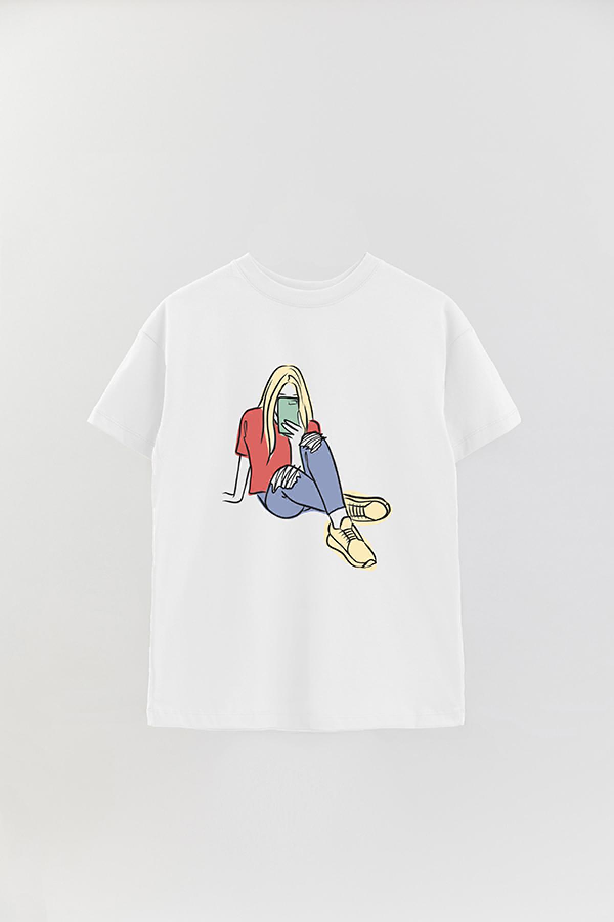 REMERA OVER ESTAMPADA W TRENDY FASHION 34