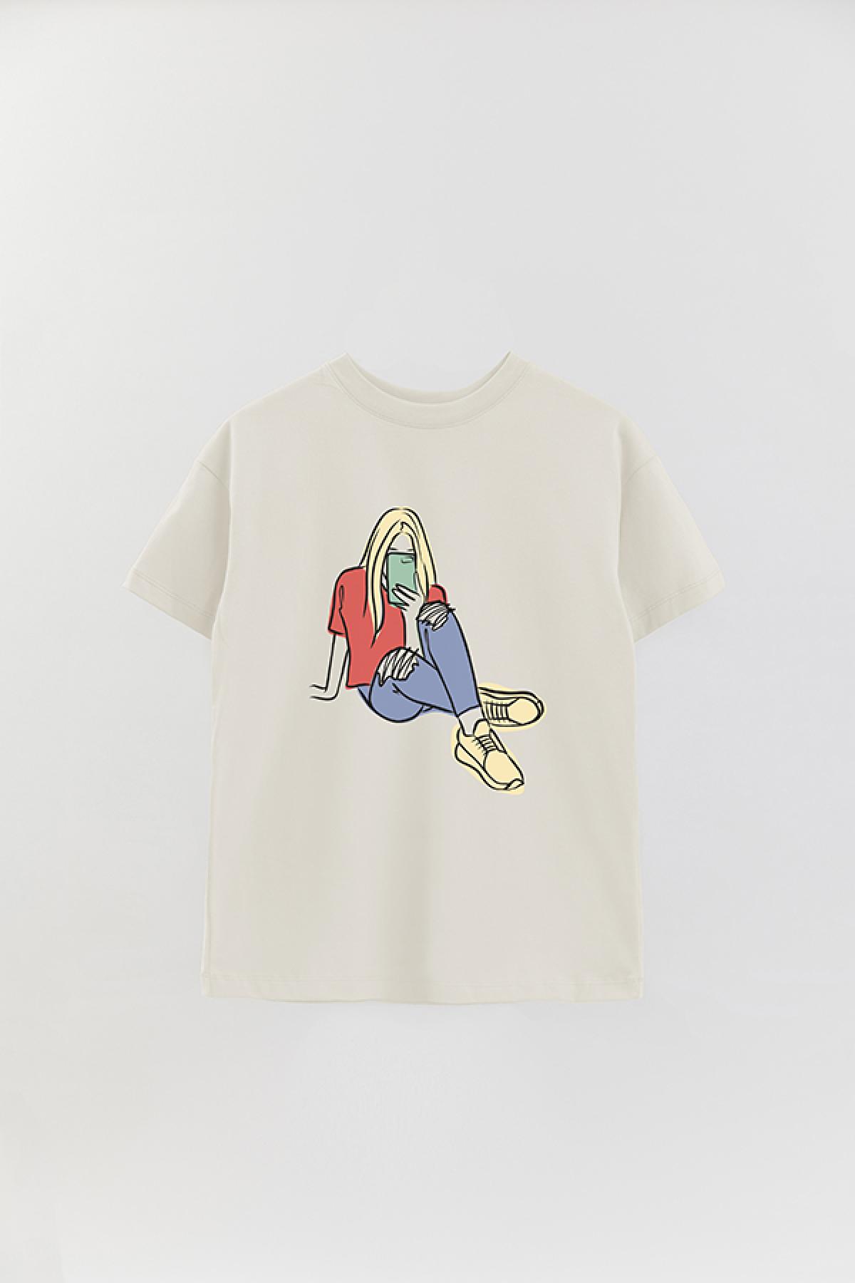 REMERA OVER ESTAMPADA W TRENDY FASHION 34
