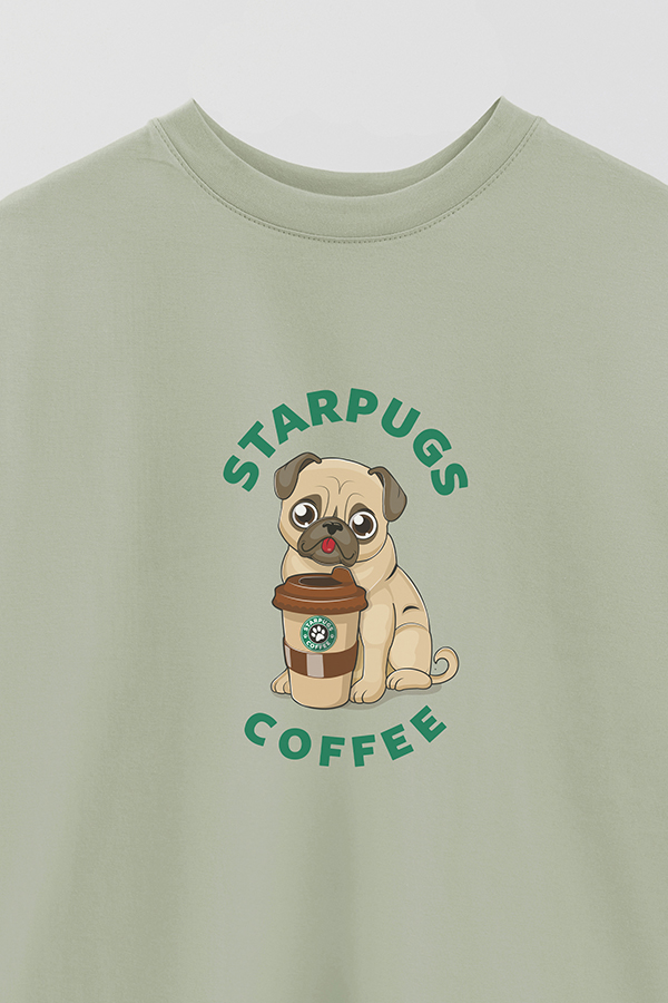 REMERA OVER ESTAMPADA DOG STARPUGS
