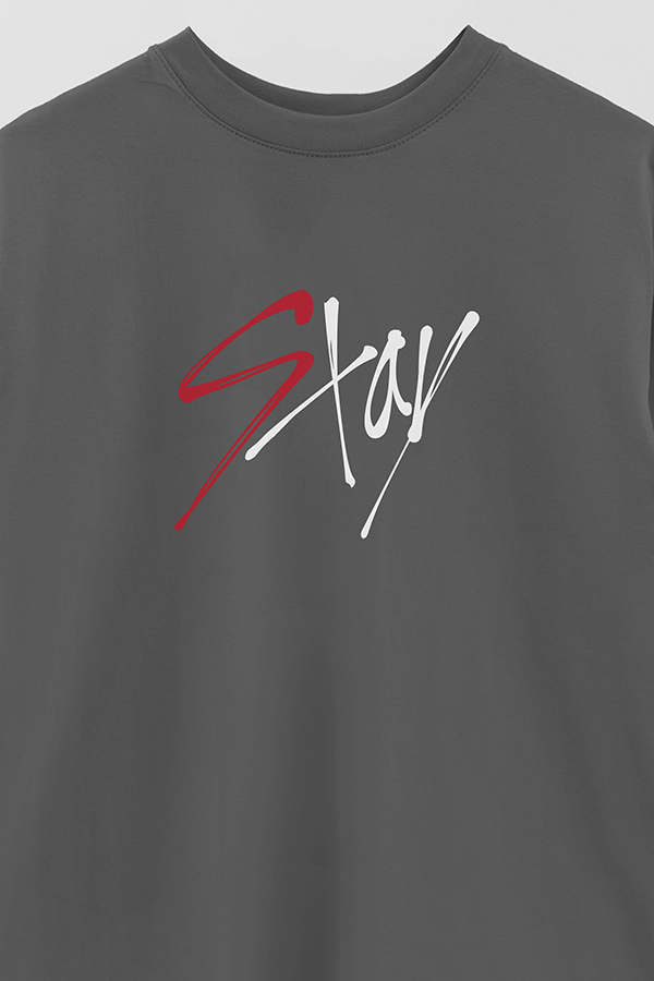 REMERA OVER ESTAMPADA SKZ STAY