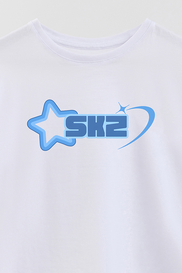 REMERA KID OVERSIZE SKZ AZUL