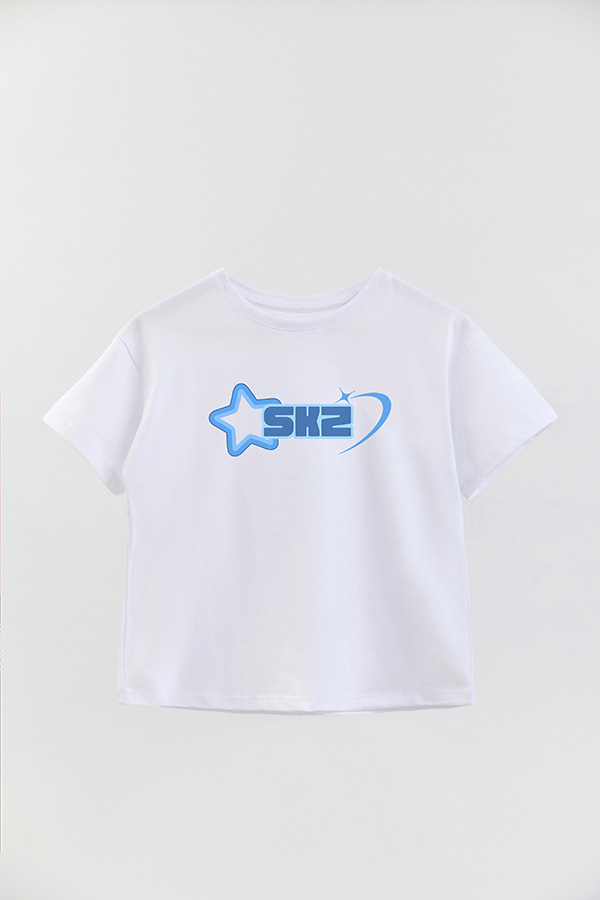 REMERA KID OVERSIZE SKZ AZUL