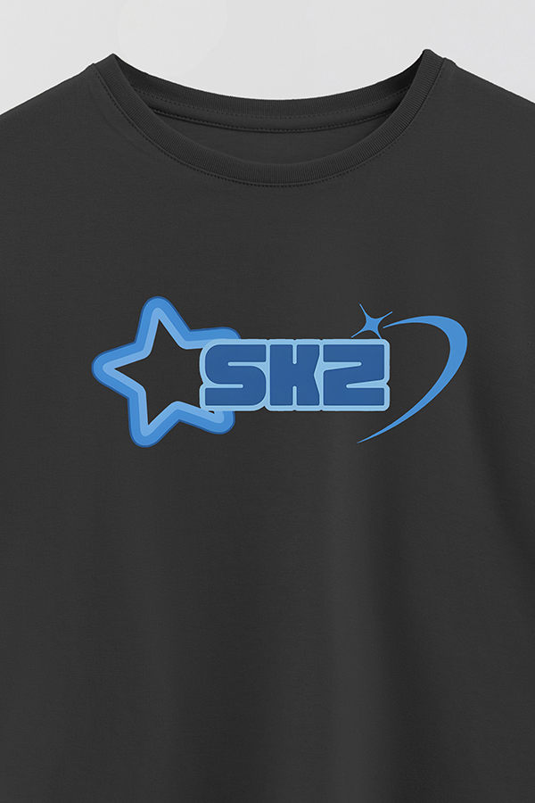 REMERA KID OVERSIZE SKZ AZUL