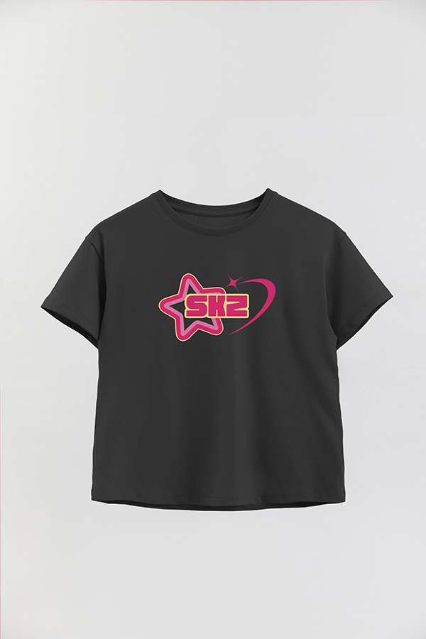 REMERA KID OVERSIZE SKZ ROSA