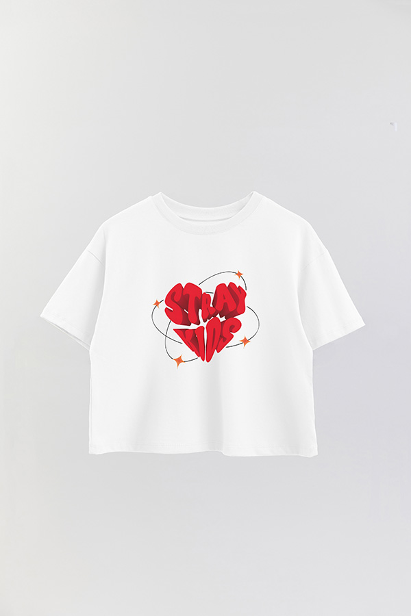 REMERA CROP ESTAMPADA SKZ 3