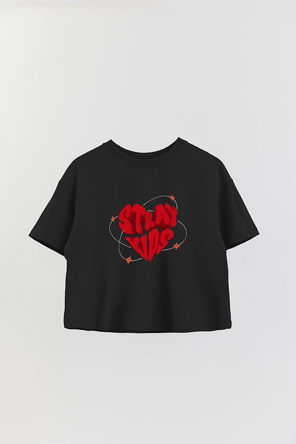 REMERA CROP ESTAMPADA SKZ 3