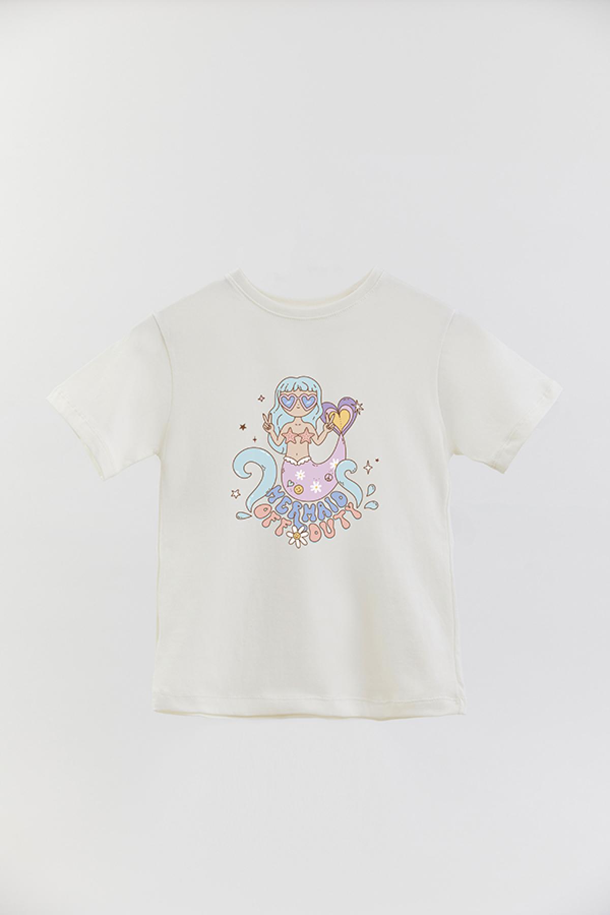 REMERA BASIC GIRL RT MERMAID OFF DUTY