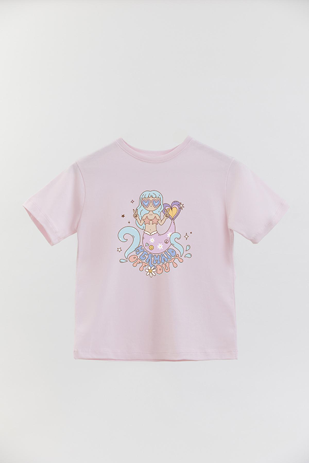 REMERA BASIC GIRL RT MERMAID OFF DUTY